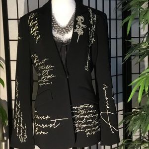 Cinq à Sept
Cheyenne Amour Crepe Single-Button Blazer, size 6